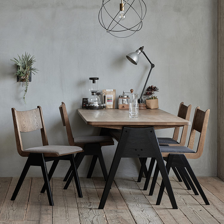 ④ダイニングテーブル ロイドルーム No9140 クラフトペーパー（ライド  