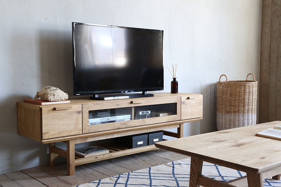 スラットテレビボード[Hi]