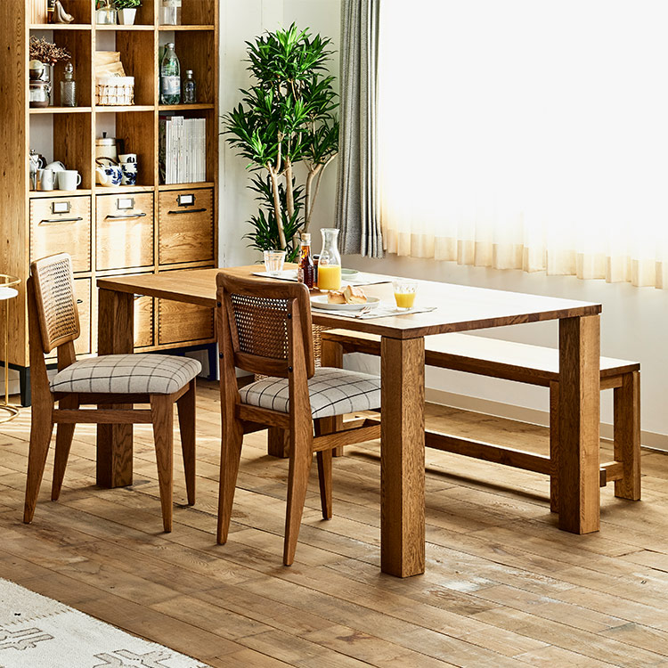 デンダイニングテーブル&ベンチ