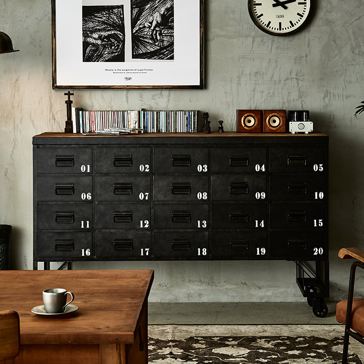 数日のみの出品 八千代市引渡し チェスト アメリカで購入147×46×96 6段 ジャムチェスト｜収納家具｜CRUSH CRASH PROJECT -クラッシュ
