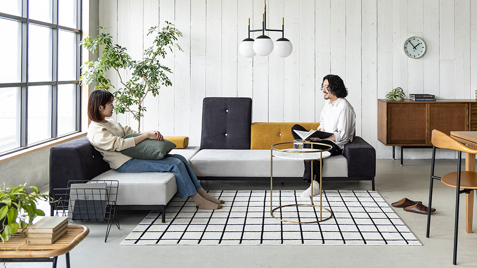 テット＆トットソファ：スタイリングイメージ