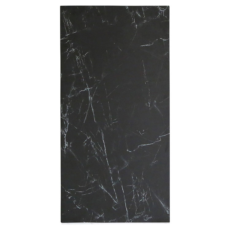 ハルゼー-テーブル1700天板-大理石柄ブラック