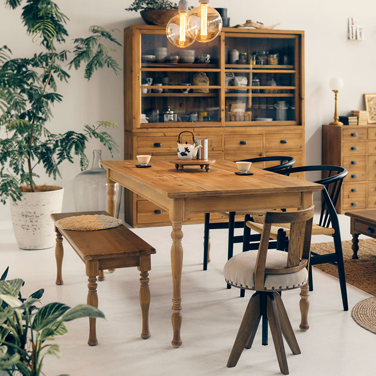 キリンダイニングテーブル&ベンチ｜テーブル｜CRUSH CRASH PROJECT