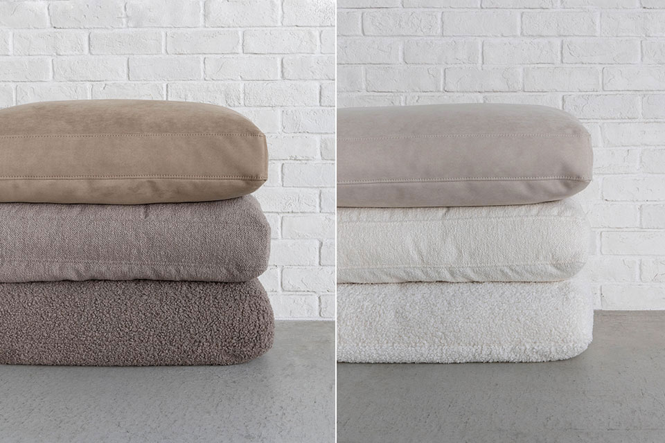 グロー背クッション:生地バリエーション