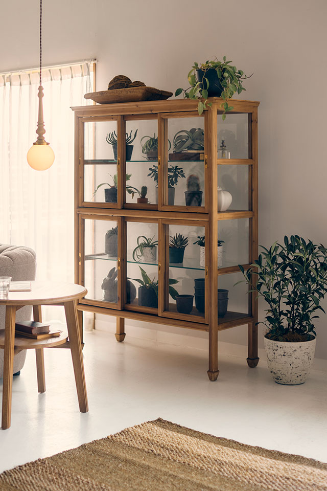 KNOT ANTIQUES スタイリングージャパニーズヴィンテージスタイル-スリカキャビネット&アリアケペンダントランプ&コボシサイドテーブル