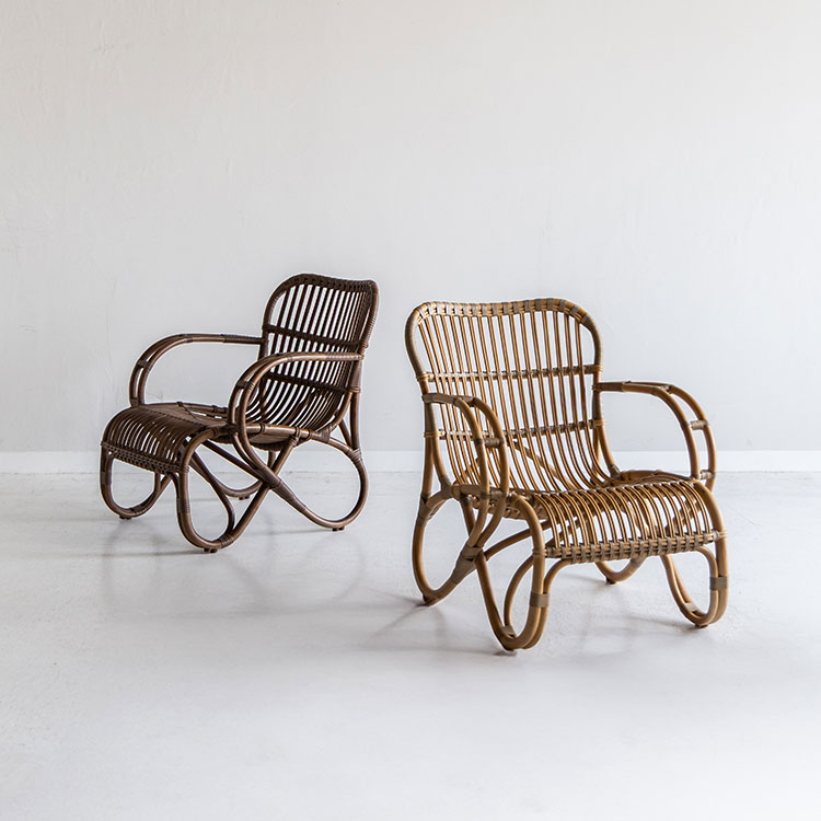 クラッシュゲート　デジャブ　ラタン　チェア　dejavu アンティーク Knot antiques DEJAVU CHAIR 2P / ノットアンティークス