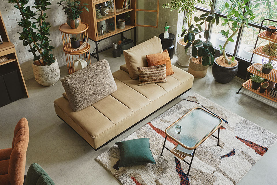 イブラコーヒーテーブル＋グローソファ