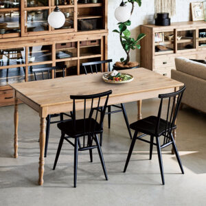 キリンテーブル＆キキチェアBK