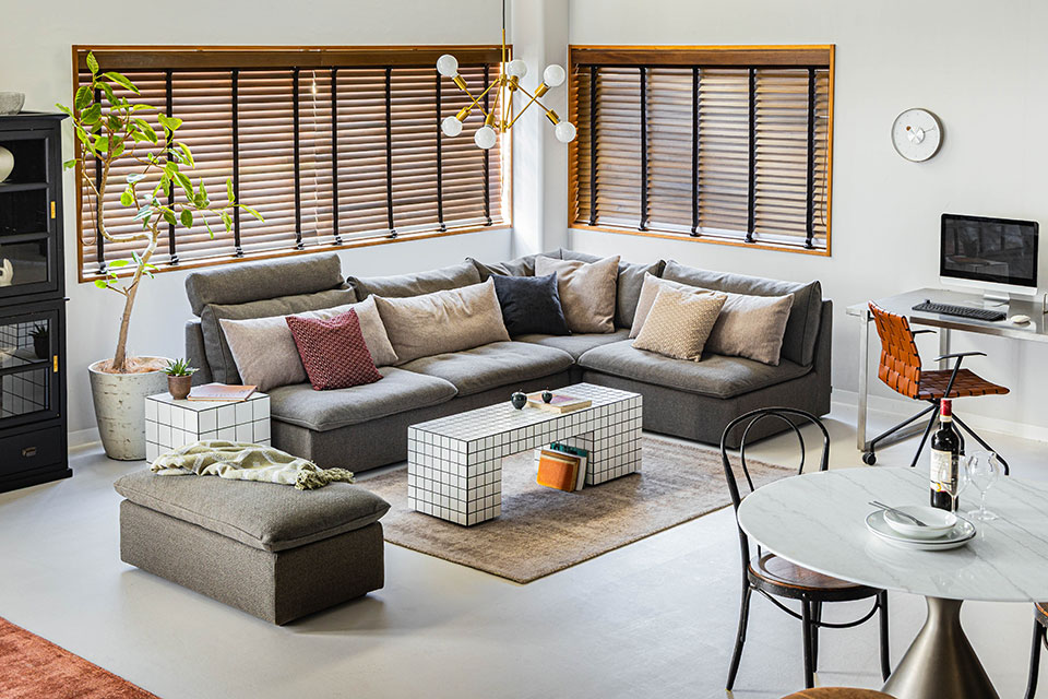 テラコーヒーテーブル＆サイドテーブル＆オフトソファ