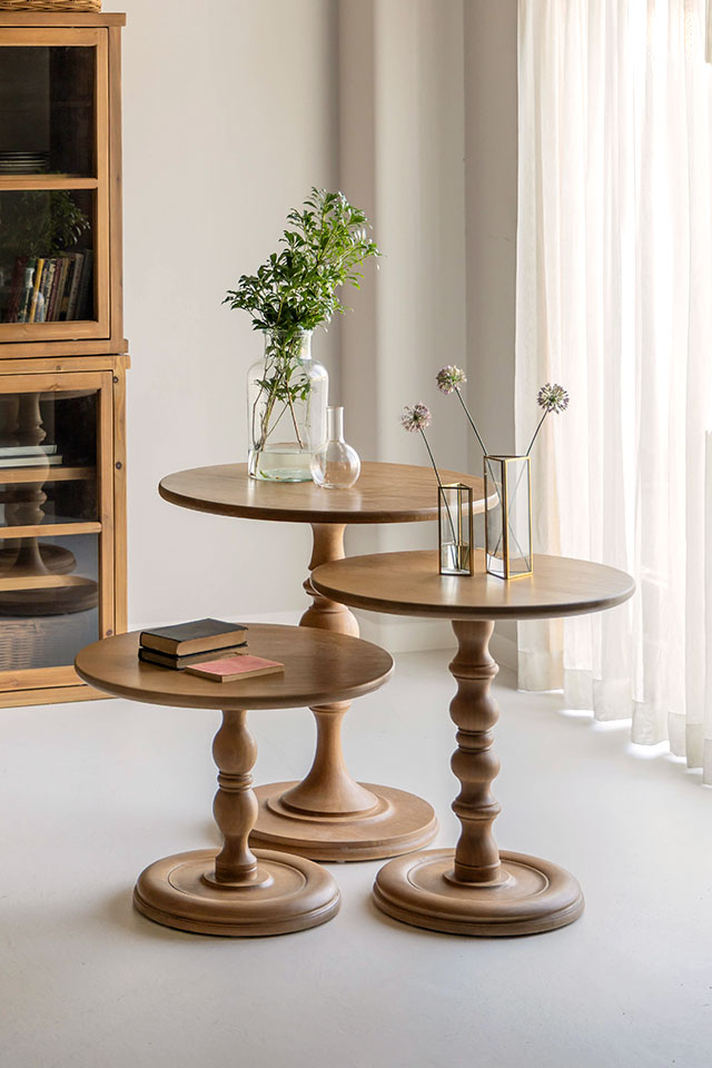 サイドテーブル組み合わせ：ツムギ＆アザミ＆アデル