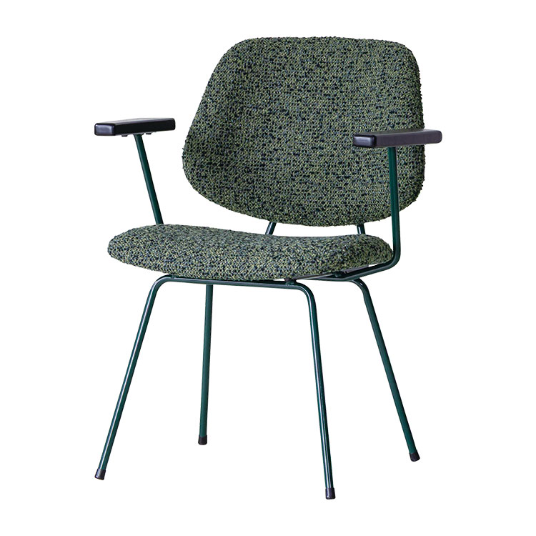 アボックチェア肘付 [NSA-GN]｜チェア/スツール｜CRUSH CRASH PROJECT