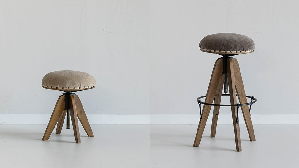 ファソラスツール:ロータイプ&ハイタイプ