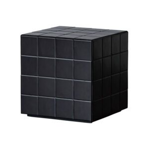 テラサイドテーブル キューブ型[BK/目地BK]