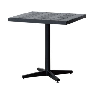 ロナカフェテーブル700[BK/目地BK]