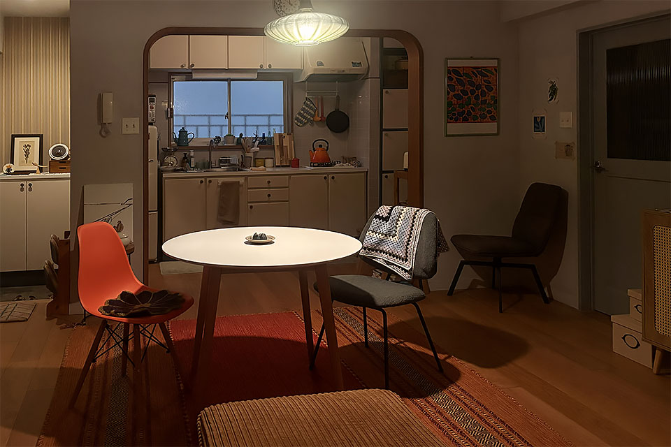 ドラマ美術協力「冬のなんかさ、春のなんかね」セット写真