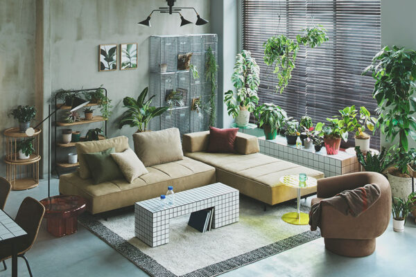 リビングスタイリング写真-OASIS/オアシス　建築材タイルを使ったインテリアコレクション-